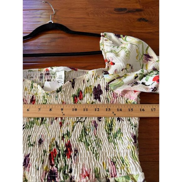 NWT H&M Puff-Skeeve Textured Jersey Dress SZ XXL - Picture 9 of 12